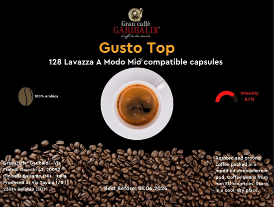 Picture of A MODO MIO GUSTO TOP X 128 CAPSULES